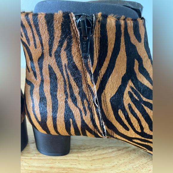 NWT MANGO Leopard Print Pointy Ankle Boots Women’s Size 7.5 - Picture 10 of 14